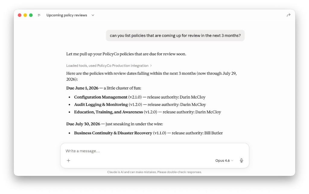 MCP Access screenshot